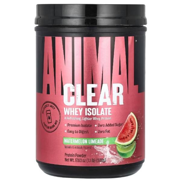 Протеин Universal Nutrition Animal Clear Whey Isolate 500 г 20 порций Watermelon Limeade (000026840)