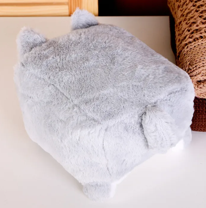 Мягкая игрушка Котокуб подушка обнимашка Серый (10355) - фото 3 Мягкая игрушка Котокуб подушка обнимашка Серый (10355) - фото 3