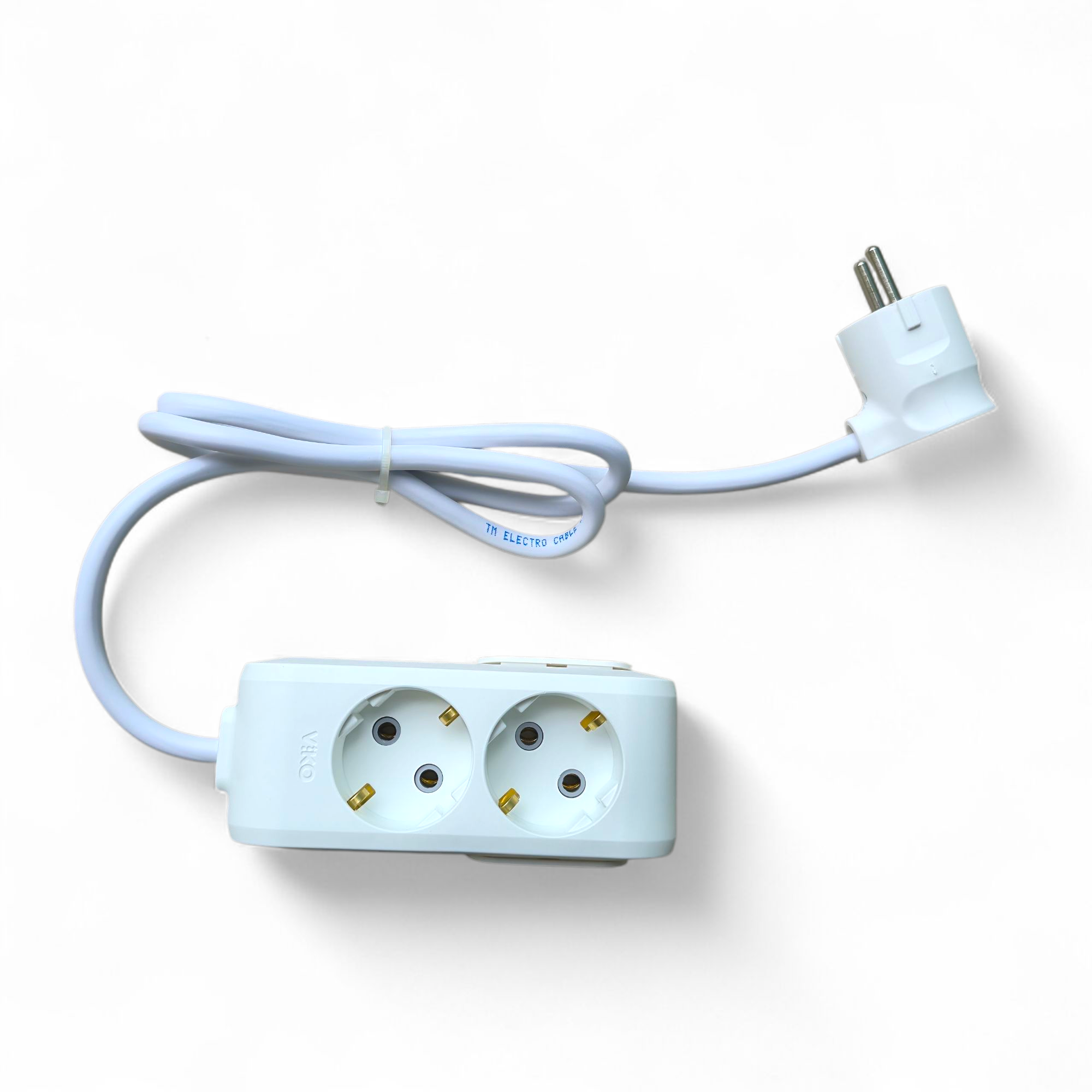 Удлинитель 16 А 3,5 кВт 2 гнезда с заземлением 1 м (4275)