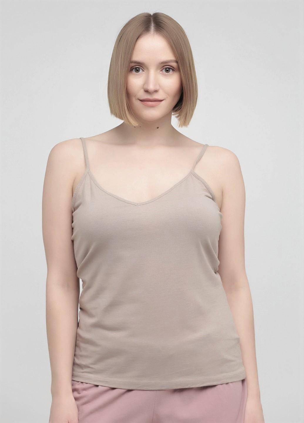 Майка женская XS Серо-бежевый (9033090abr)