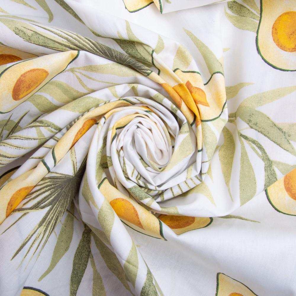 Ткань бязь ранфорс для постельного белья 24537 V-4 Авокадо 130 г/м2 240 см (2375816438)