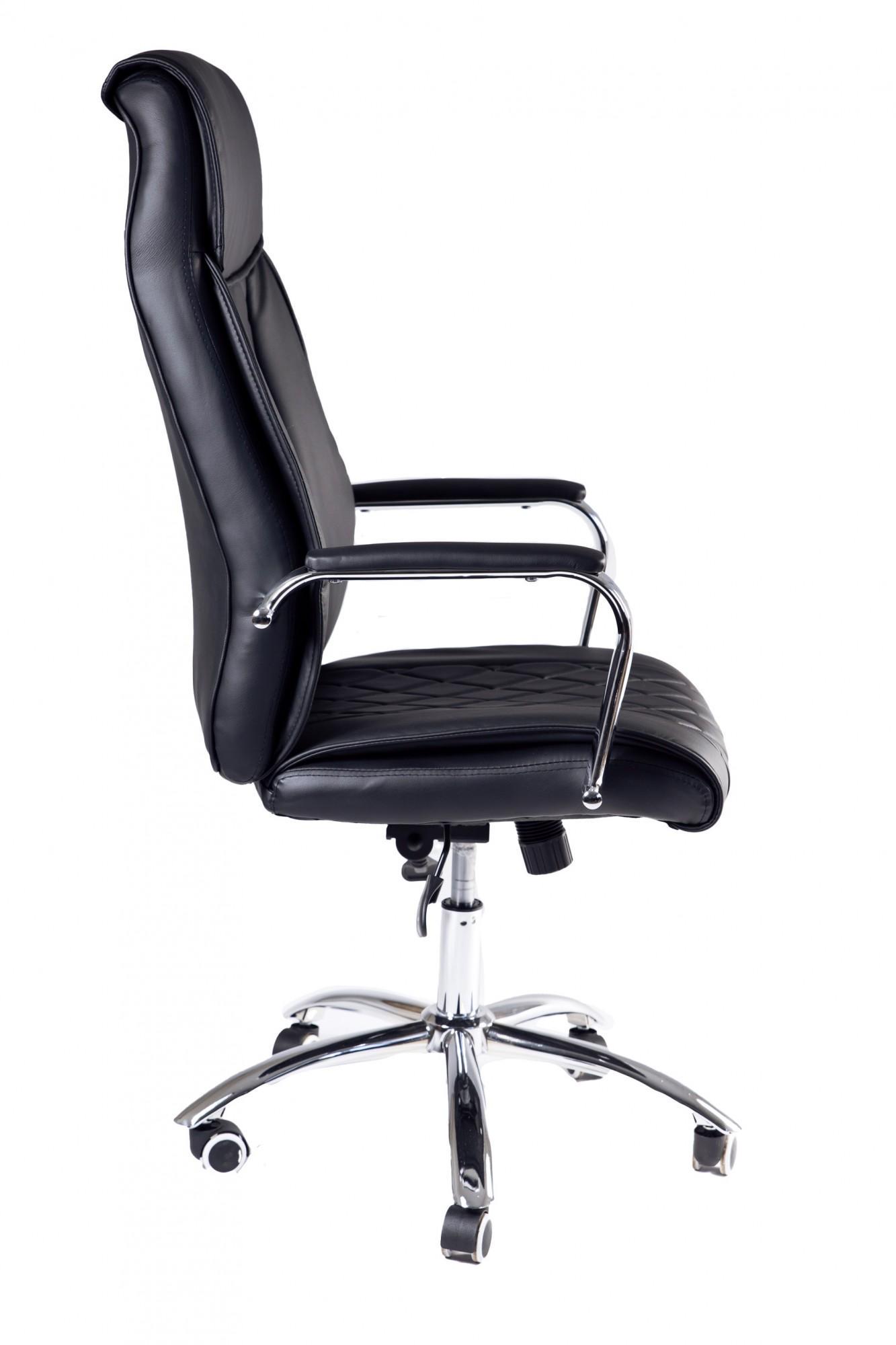 Кресло офисное компьютерное DionysusDesign хром Anyfix экокожа Черный - фото 4 Кресло офисное компьютерное DionysusDesign хром Anyfix экокожа Черный - фото 4