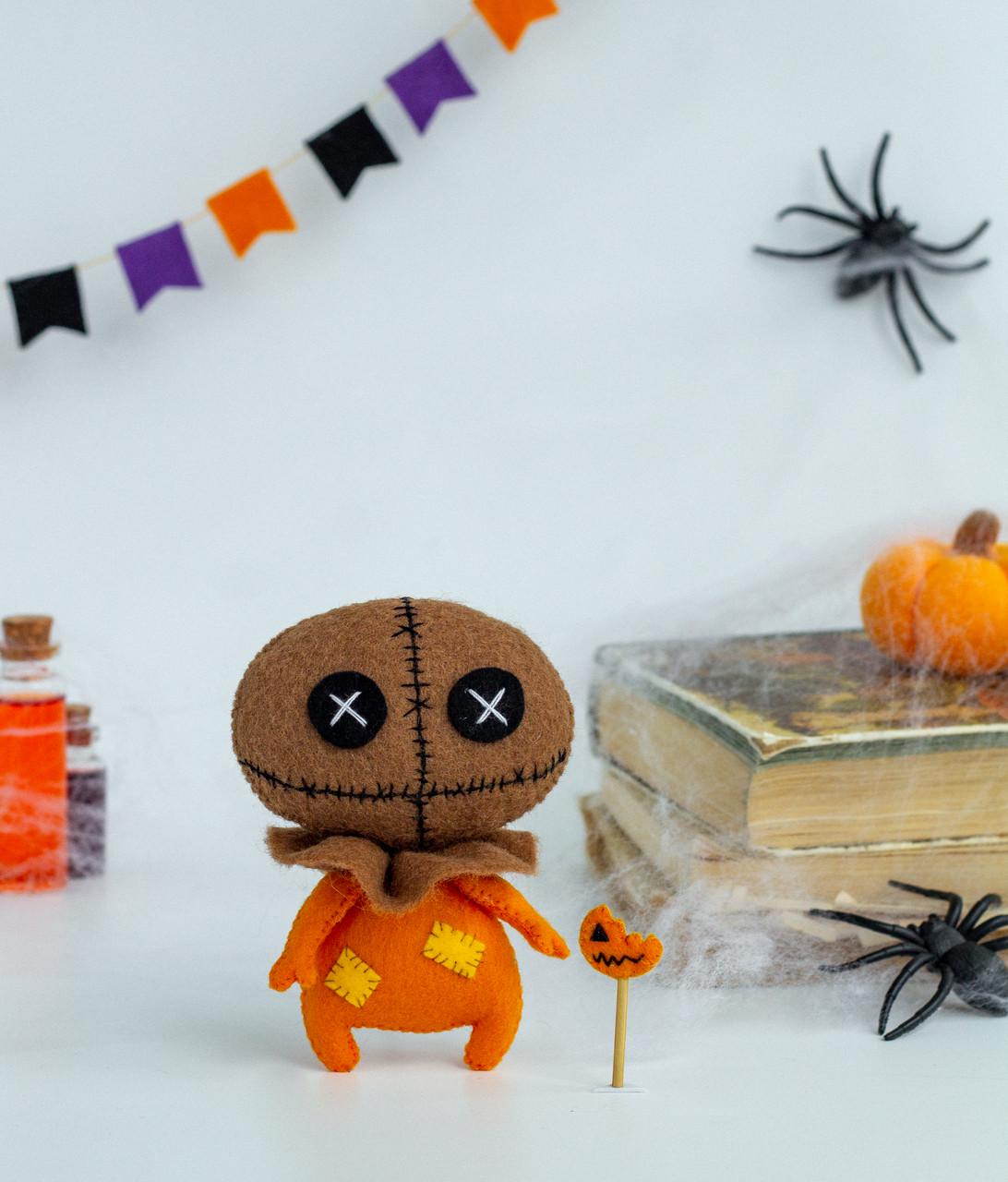 Игрушка Монстрик с тыковкой 12 см (29528473) - фото 5 Игрушка Монстрик с тыковкой 12 см (29528473) - фото 5