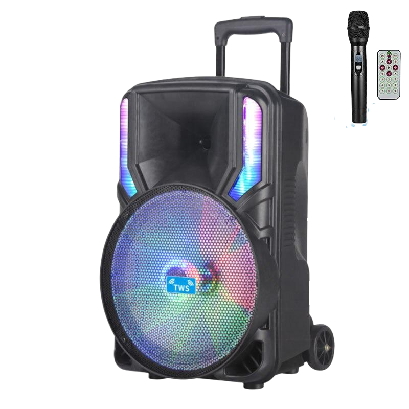 Портативная акустическая система Winso GZ-615 RGB с микрофоном и пультомом 15" 40 W (6661bac6)