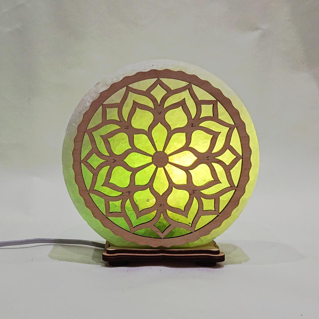 Соляной светильник Узор 62 (КБ-00008-g)