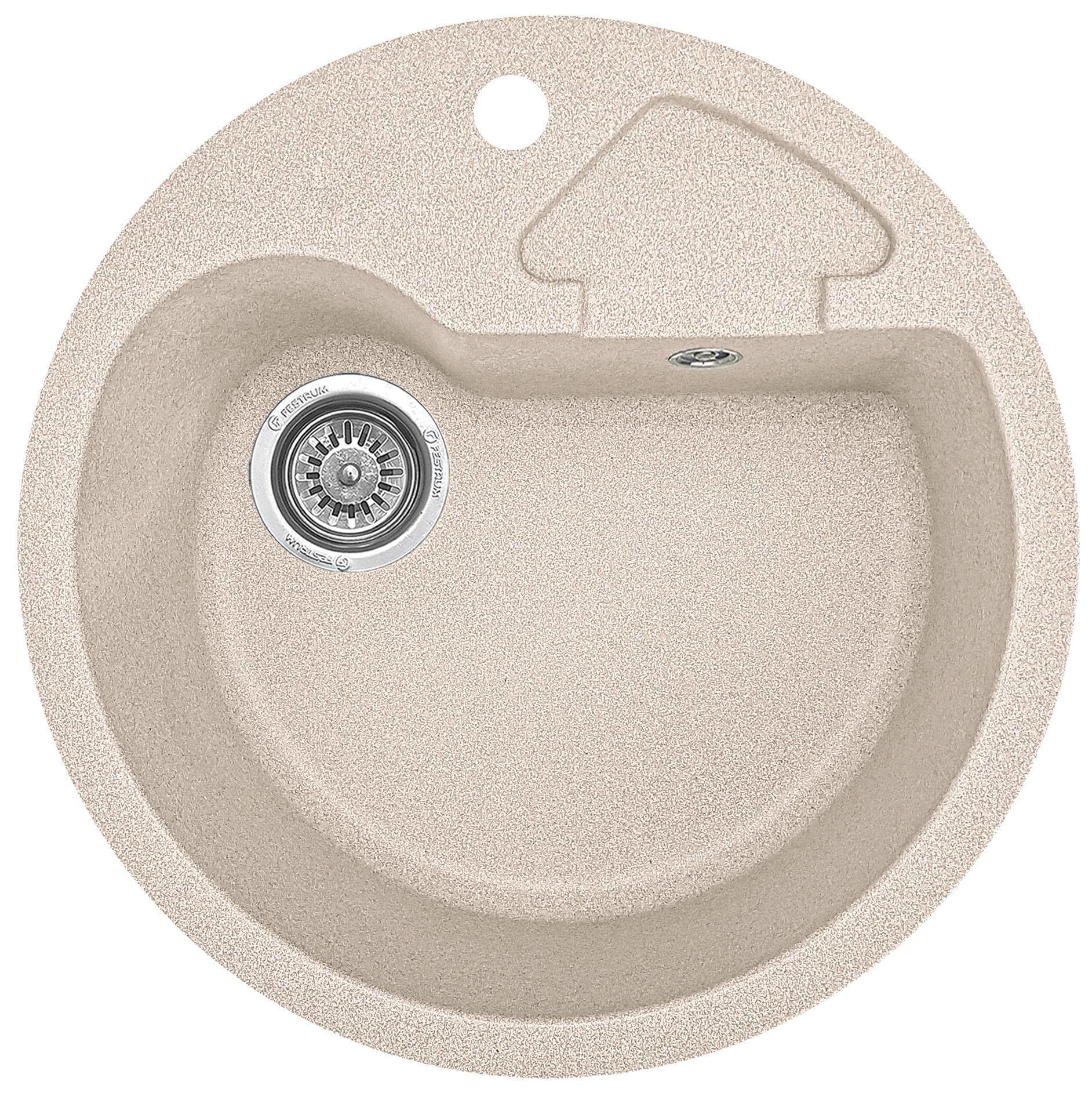 Мойка кухонная Valetti 68S 510x510 мм Бежевый Мойка кухонная Valetti 68S 510x510 мм Бежевый