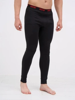 Мужские кальсоны зимние теплые Castom 2XL Черный (221004)