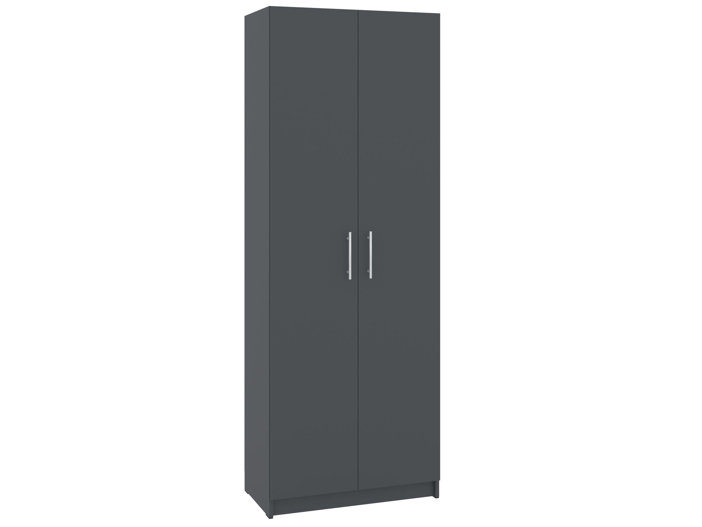 Шкаф гардеробный PEHOTIN Ивона-ШГ 70х38х191,6 см Антрацит (PN-101973)