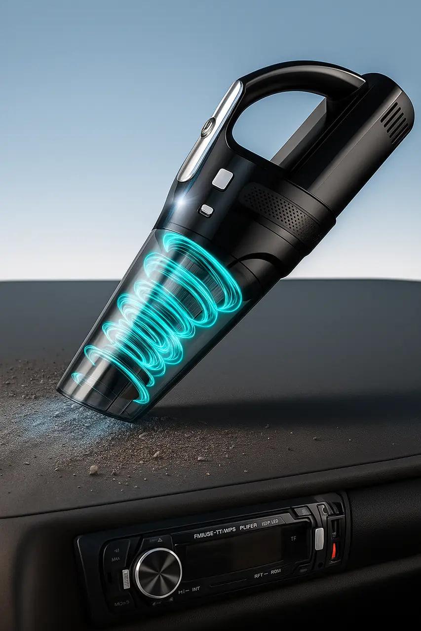 Пылесос автомобильный Moltis Q4 120W беспроводной турборежим (22579) - фото 3 Пылесос автомобильный Moltis Q4 120W беспроводной турборежим (22579) - фото 3