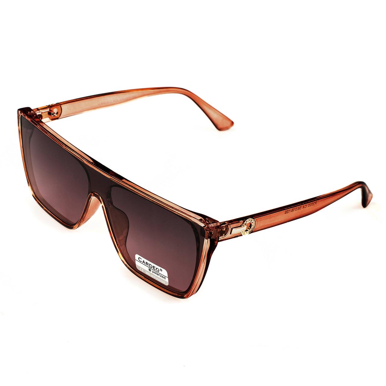 Солнцезащитные очки женские прямоугольные Polarized Коричневый (Р2920.С4)