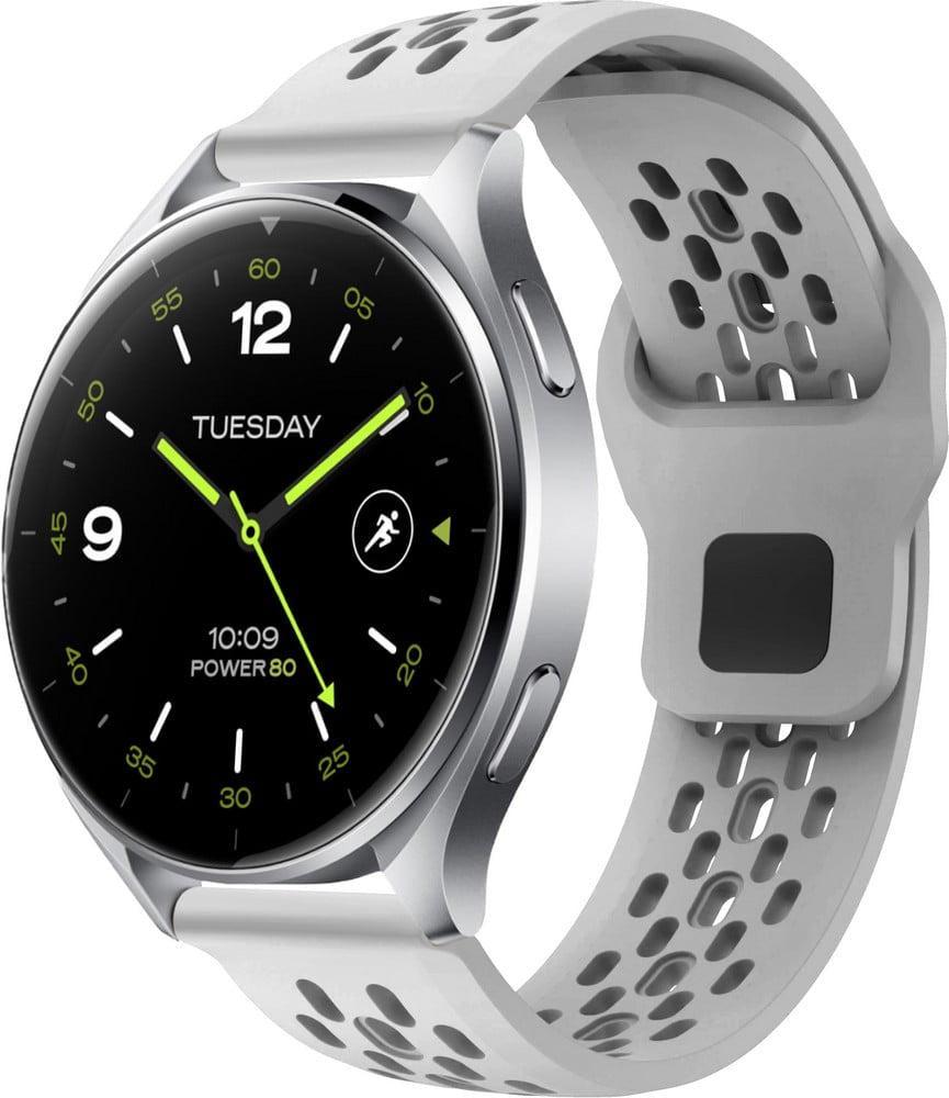 Ремешок силиконовый Liveunic для Xiaomi Watch 2/2 Pro Light Grey (41944-4C)
