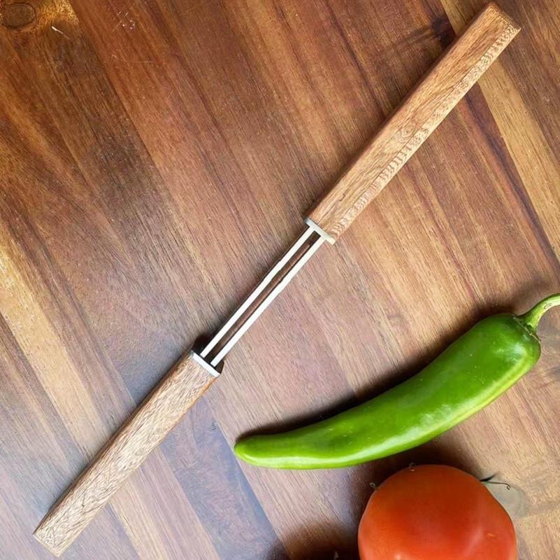 Ніж подвійний TwinBlades М390 портативний з преміальної нержавіючої сталі (622) - фото 4 Ніж подвійний TwinBlades М390 портативний з преміальної нержавіючої сталі (622) - фото 4