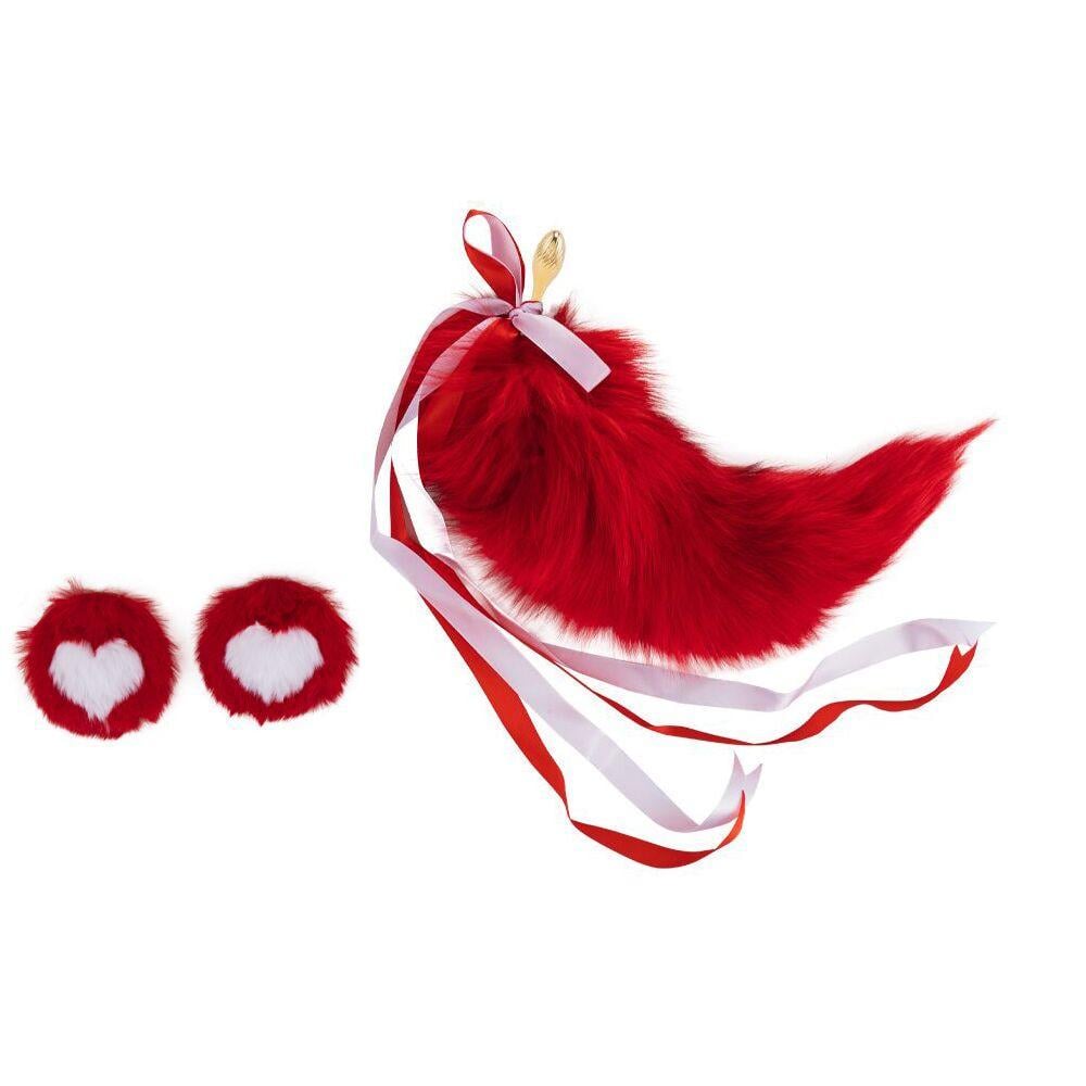 Анальная пробка с хвостом лисы LOCKINK SEVANDA Red Vixen Set with Pear-shape Plug (2395658998)