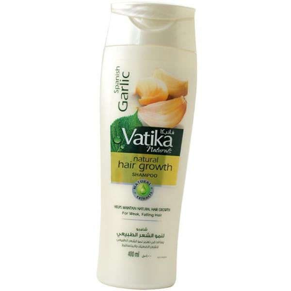 Шампунь з часником для слабкого випадаючого волосся, Vatika Garlic, Dabur 400мл (43634002)