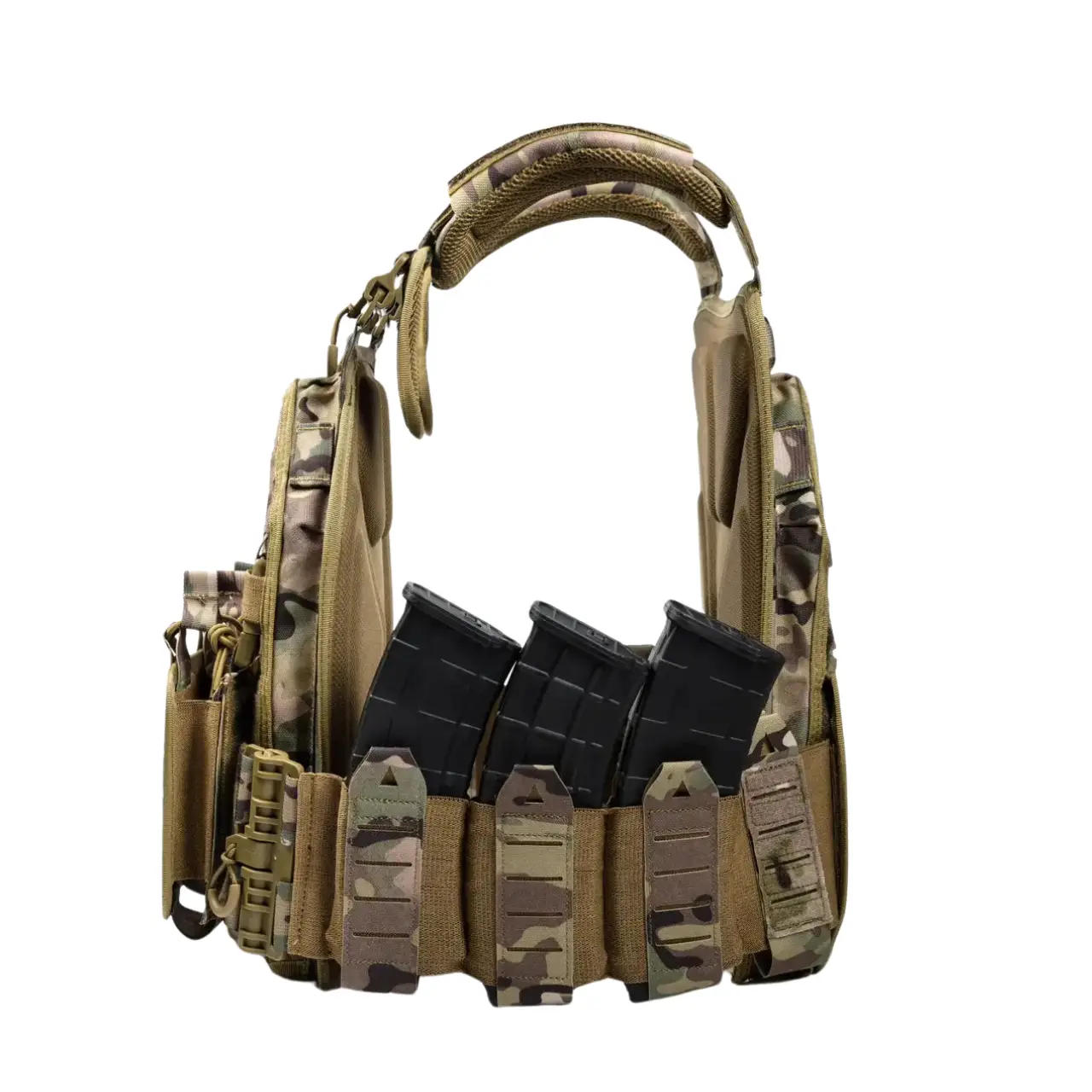 Плитоноска Yakeda 1000D с подсумками Мультикам (2656405933) - фото 2 Плитоноска Yakeda 1000D с подсумками Мультикам (2656405933) - фото 2