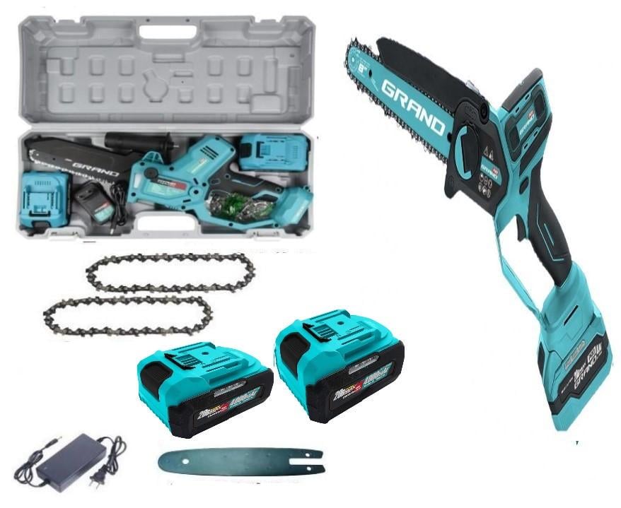 Пила ланцюгова акумуляторна Grand АПЦ-8HS/4-2 High Speed (29819045) - фото 4 Пила ланцюгова акумуляторна Grand АПЦ-8HS/4-2 High Speed (29819045) - фото 4