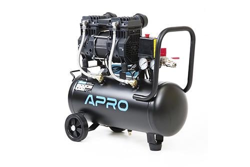 Компрессор двухцилиндровый безливочный Apro OFE-24 1,5 кВт 240 л/мин 8 бар 24 л и штуцер (2969024642)
