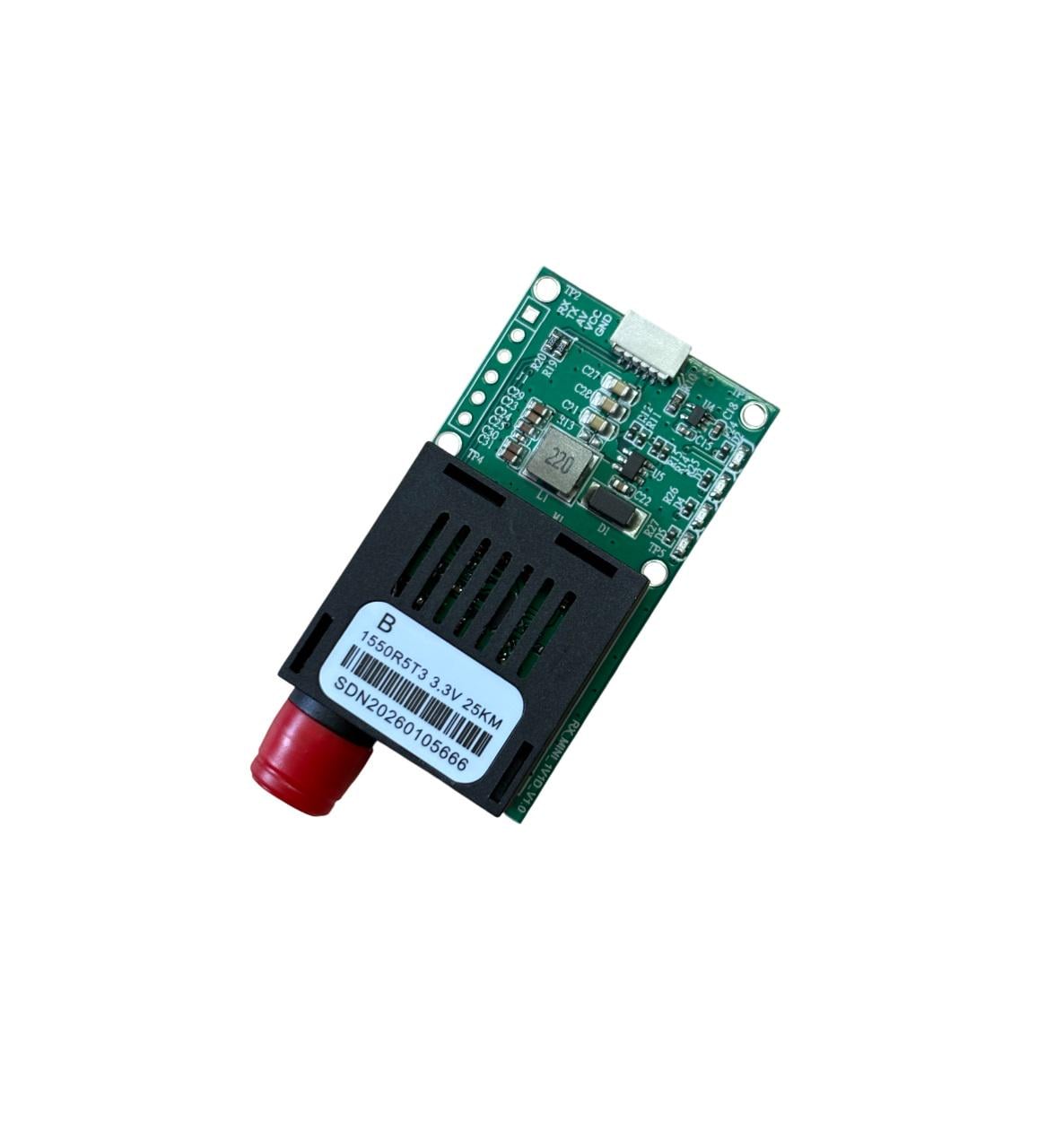 Медиаконвертер NVOC RX UART+видео в оптоволокно 20км FC/UPC одномодовый 5-26V для FPV терминалов (00-00027494)