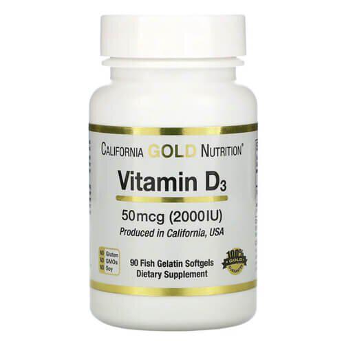 Витамин D CGN Vitamin D3 2000 IU 90 Softgels (CGN-01179)