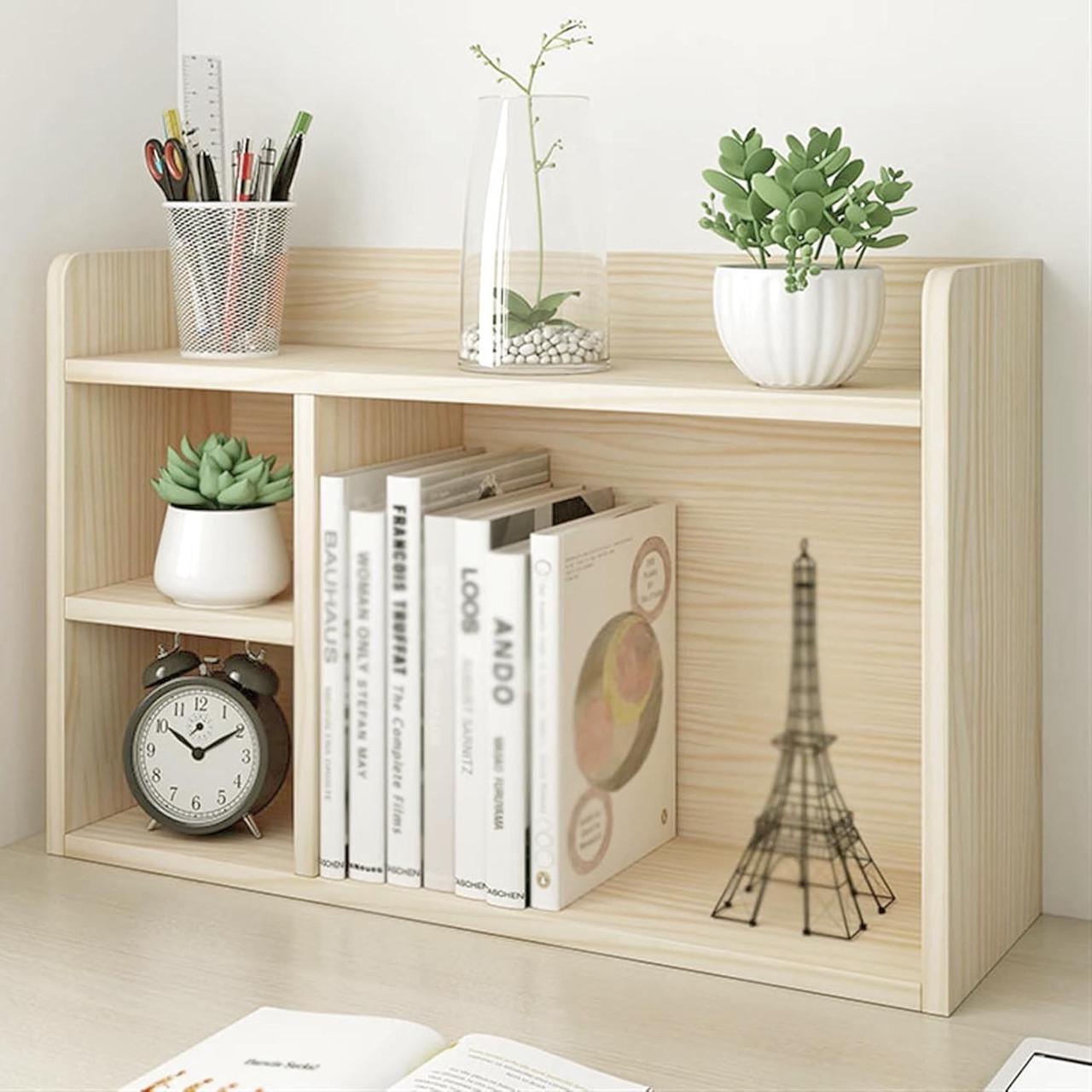 Полка-надстройка настольная из дерева Виолана бланже (АКД-016801)