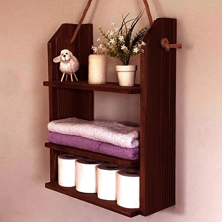 Полка для ванной из дерева Юнкерат Савоярди (ВНП/015115)