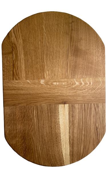 Дошка обробна Дуб овальної форми 51x34x4 см (1028-25) - фото 2 Дошка обробна Дуб овальної форми 51x34x4 см (1028-25) - фото 2