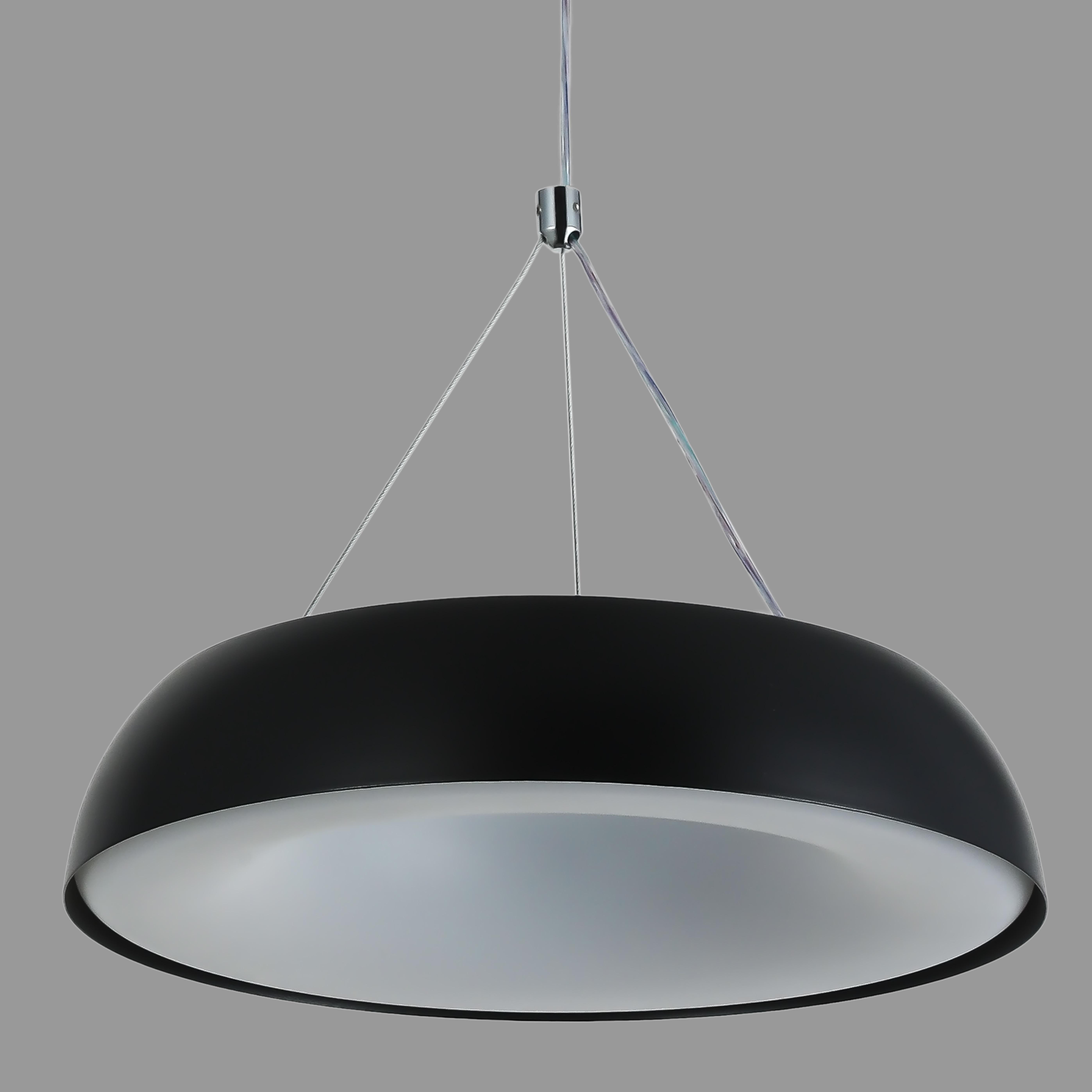 Люстра светодиодная подвесная 30W 30 см (97-MD6018 (300) BK)