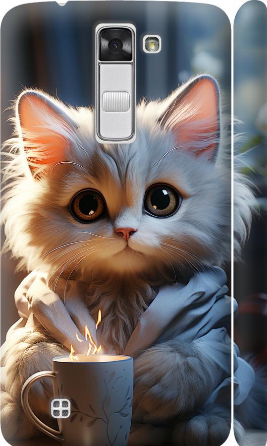 Чехол на LG K8 K350E White cat (5646m-297-42517)