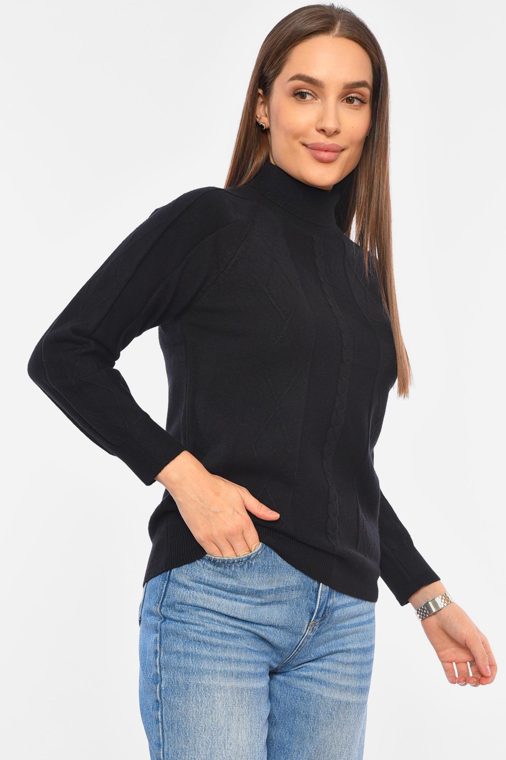 Свитер женский M-L Черный (191818) - фото 2