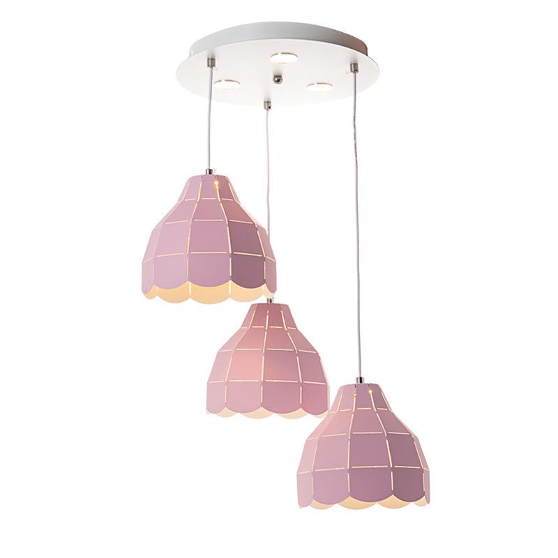 Люстра Light House ES-15475/3 подвесная LED Розовый (9218)