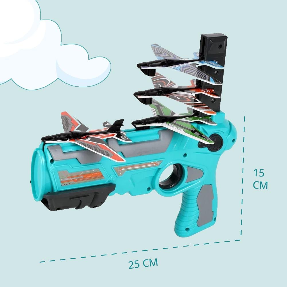Пістолет-катапульта дитячий Air Battle з іграшковими літачками (536) - фото 9