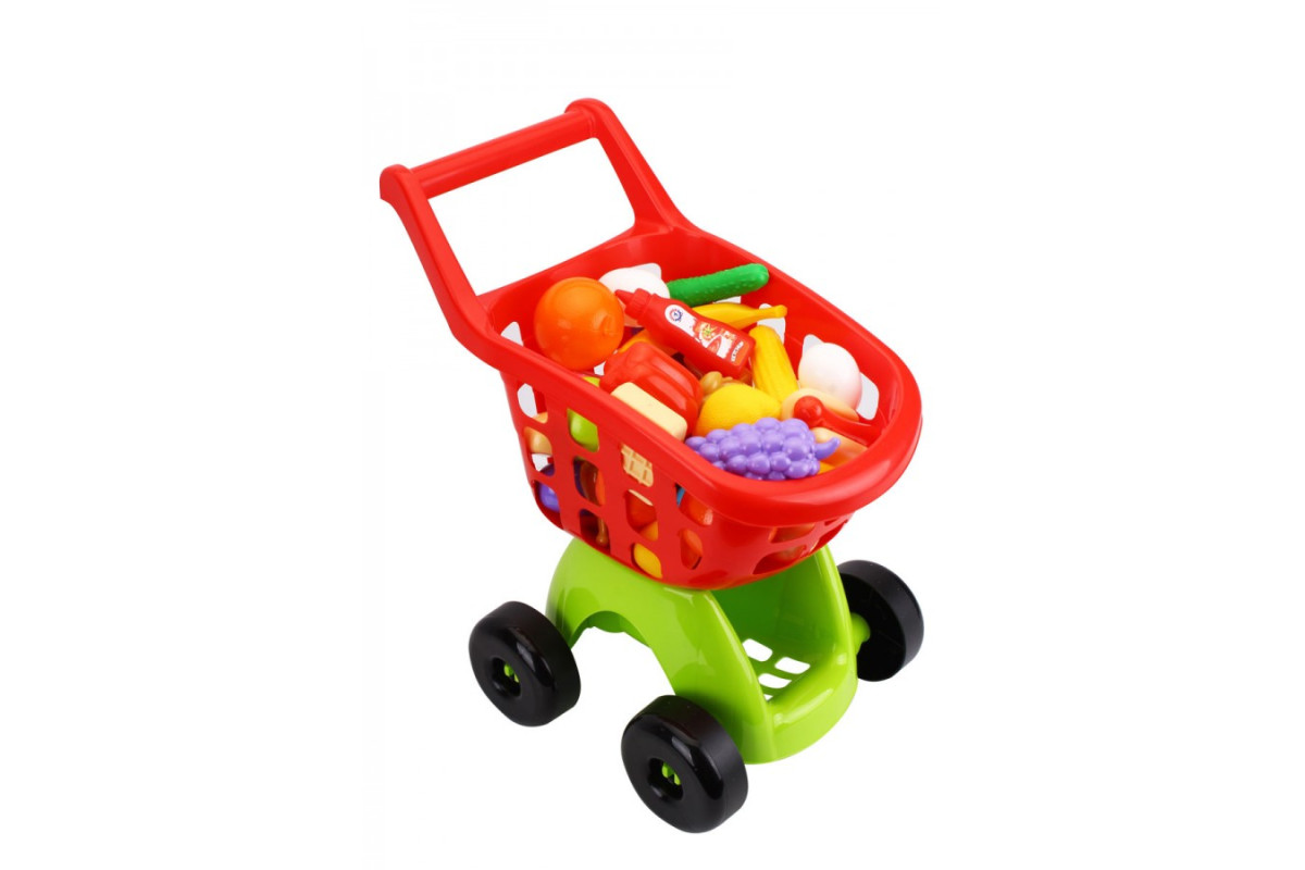 Візок із продуктовим набором ТехноК 8713 41x29x47 см (MTT-150990)