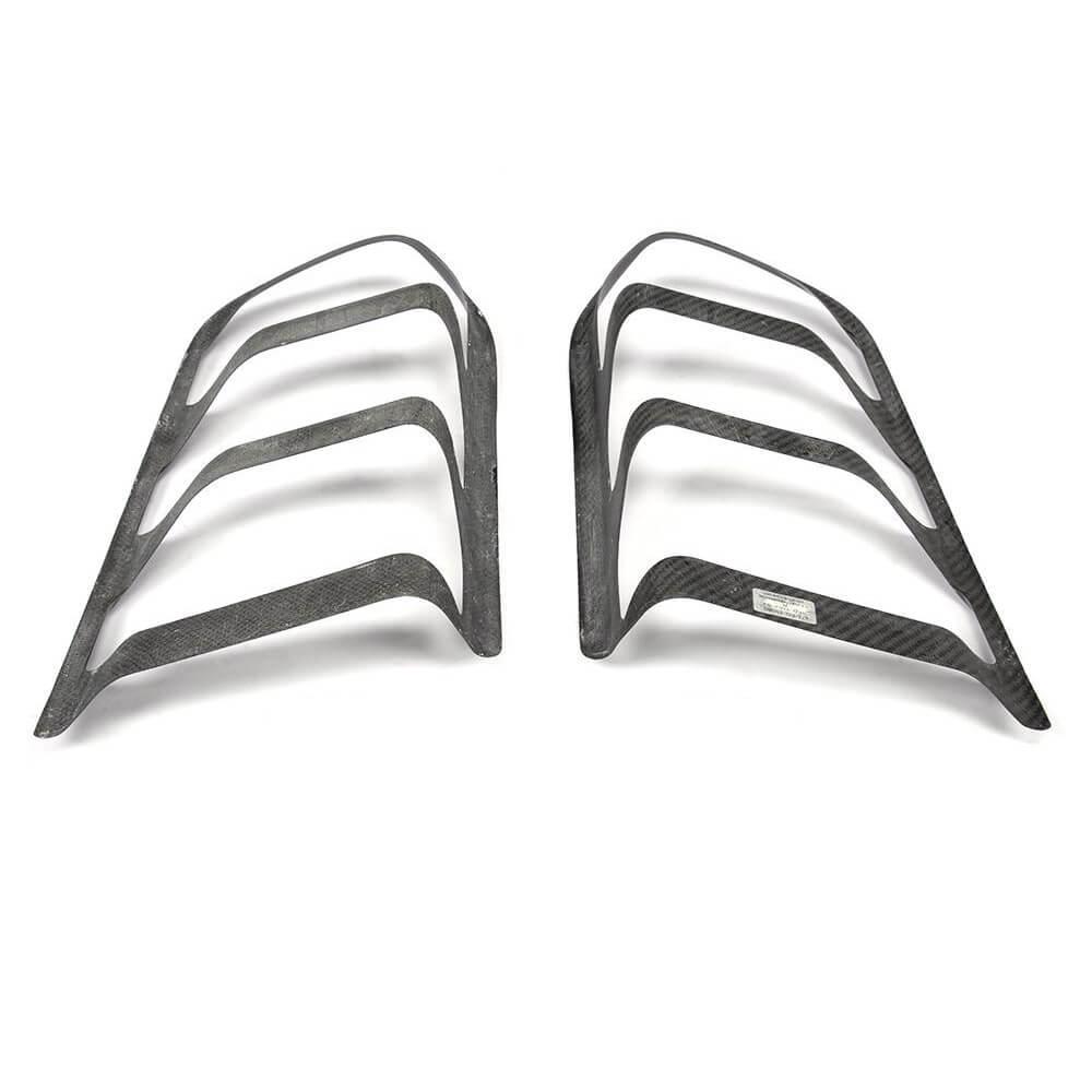 Накладки на задние фонари DDCarbon 2015-2017 для Ford Mustang 2015-2023 гг. карбон (153252)