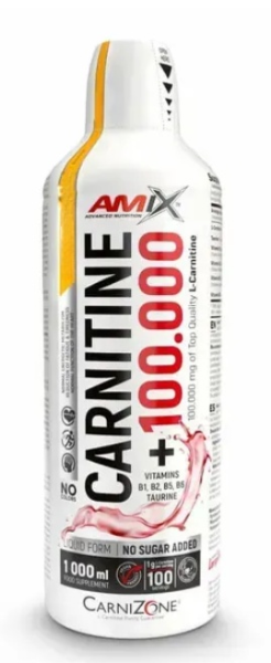 Аминокислота Карнитин L Amix Carnitine 100 000 мг CarniZone Лимон лайм 1000 мл