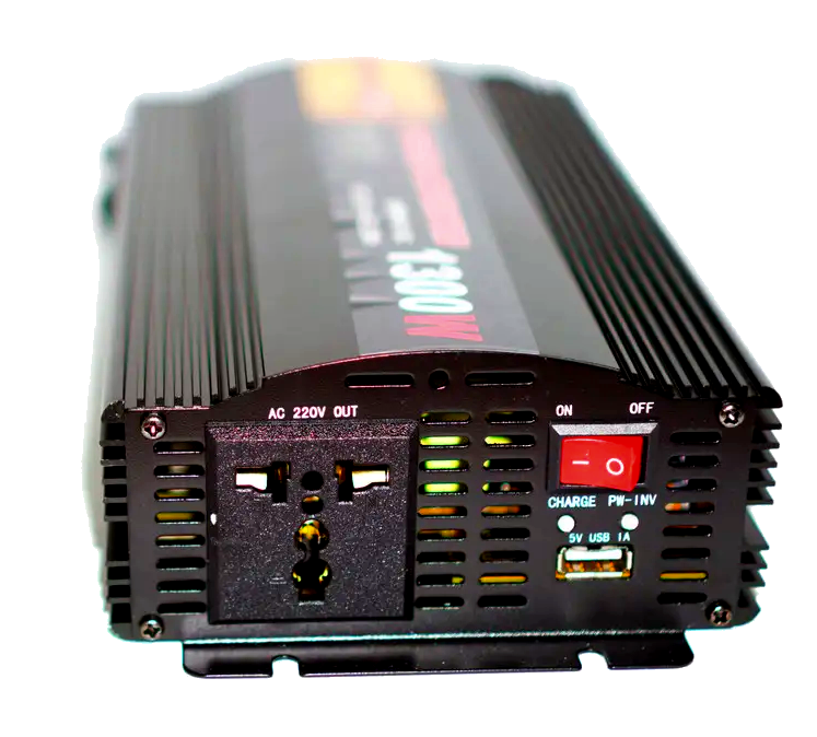 Инвертор автомобильный PowerOne 12-220V 1300W с зарядкой аккумулятора Черный (22494790) - фото 5 Инвертор автомобильный PowerOne 12-220V 1300W с зарядкой аккумулятора Черный (22494790) - фото 5