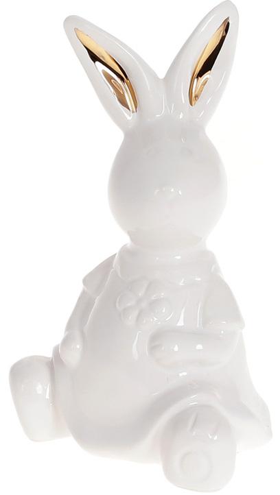 Набор керамических фигурок Bunny 7х5,5х11 см 6 шт. Белый с золотом (BD-795-201)