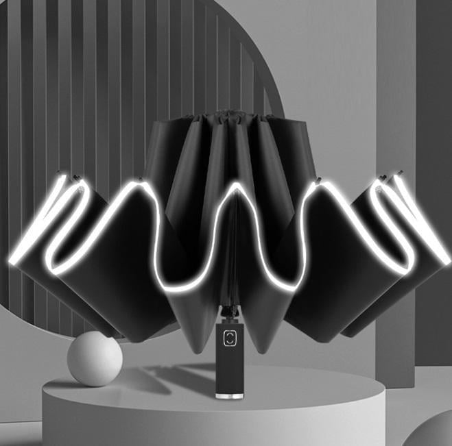 Зонтик складной 18526 64х104 см Черный (5014698) - фото 1