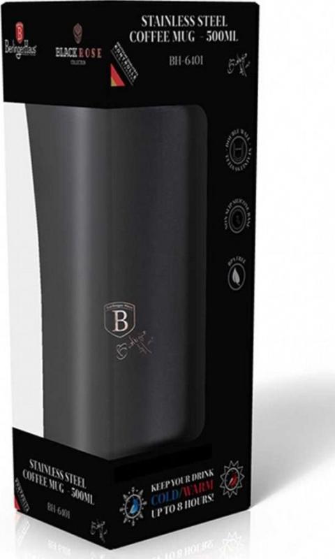 Термокружка Berlinger Haus Black Rose 500 мл - фото 2 Термокружка Berlinger Haus Black Rose 500 мл - фото 2