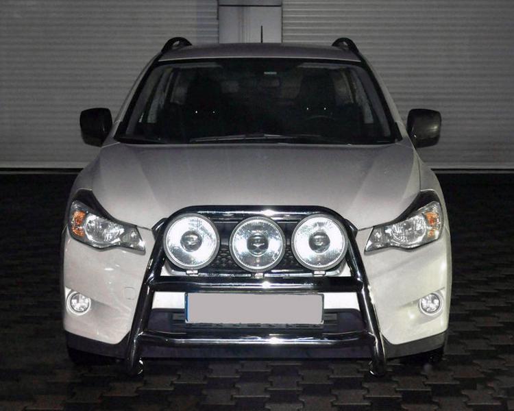 Кенгурятник WT018 CAN для Subaru XV 2011-2017 гг. нержавеющая сталь Хром