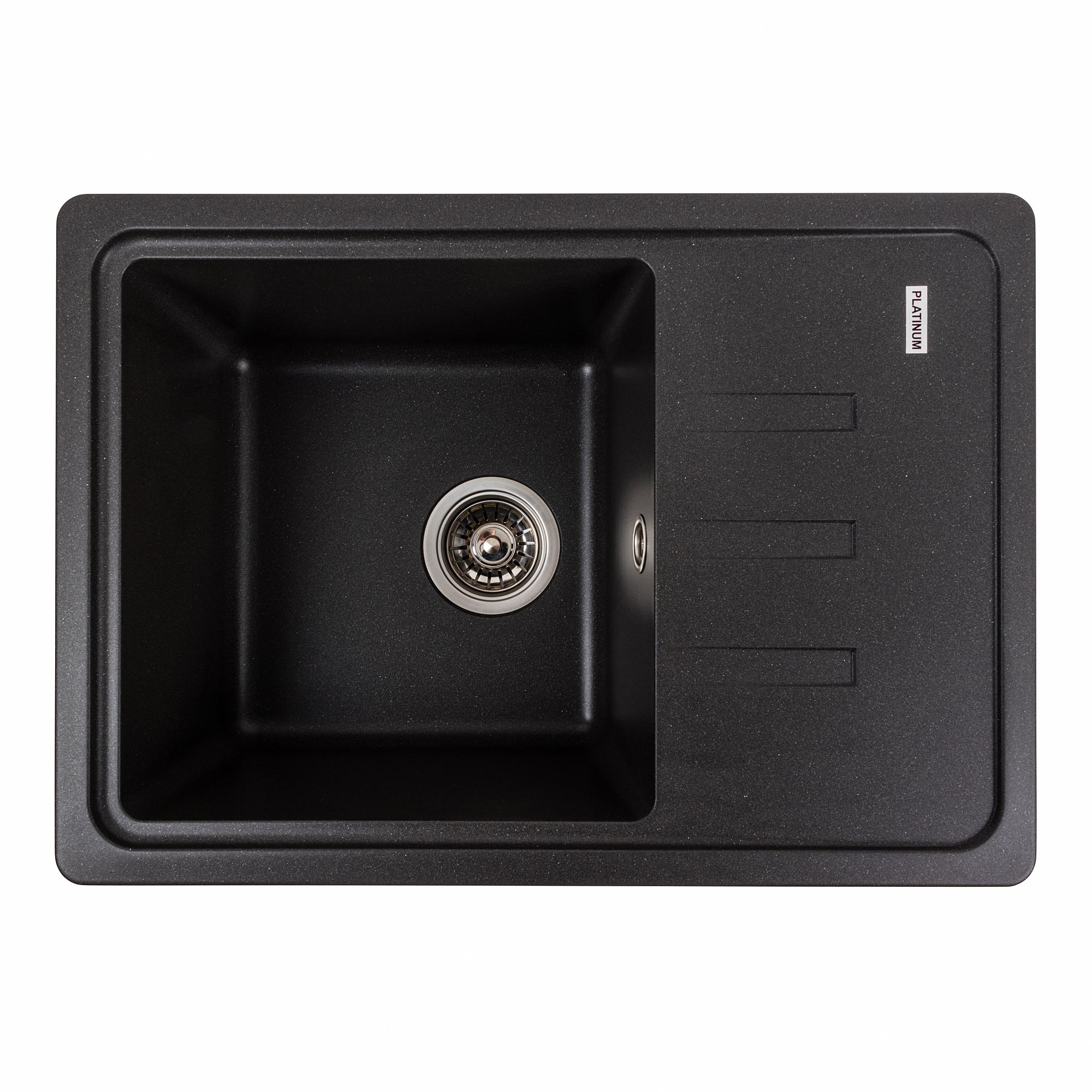 Мойка для кухни гранитная Platinum 6243 LIANA Морион матовый