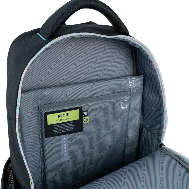 Школьный рюкзак KITE Education teens K24-727L-1 с ортопедической спинкой (994432) - фото 10 Школьный рюкзак KITE Education teens K24-727L-1 с ортопедической спинкой (994432) - фото 10