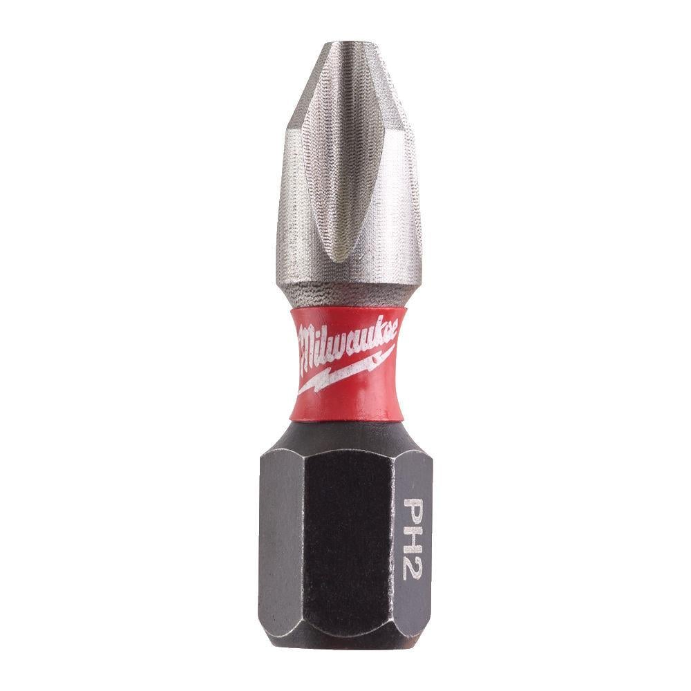 Біти Milwaukee Shockwave PH2х25 мм 2 шт. (4932430852)
