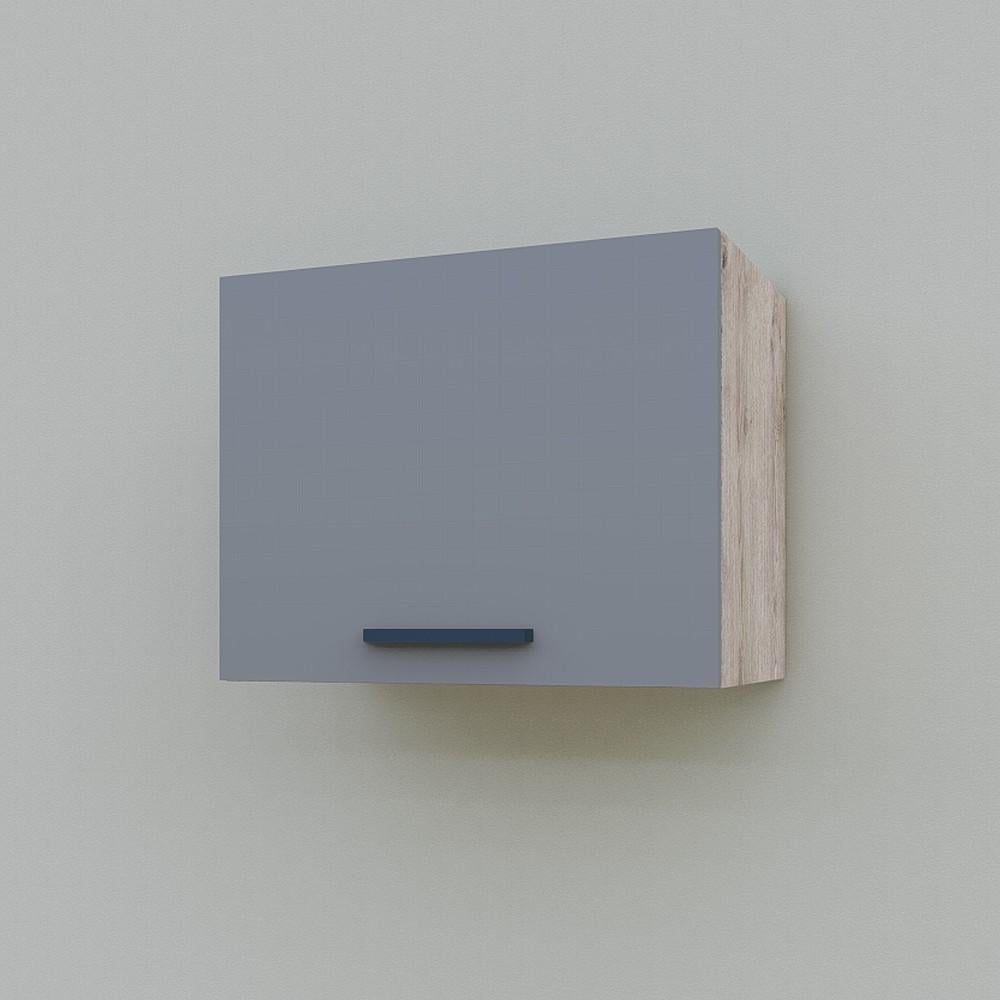 Шкаф навесной Opendoors МП9 для кухни под вытяжку 500 мм Антрацитовый/Аликанте (МП9/6) - фото 1 Шкаф навесной Opendoors МП9 для кухни под вытяжку 500 мм Антрацитовый/Аликанте (МП9/6) - фото 1