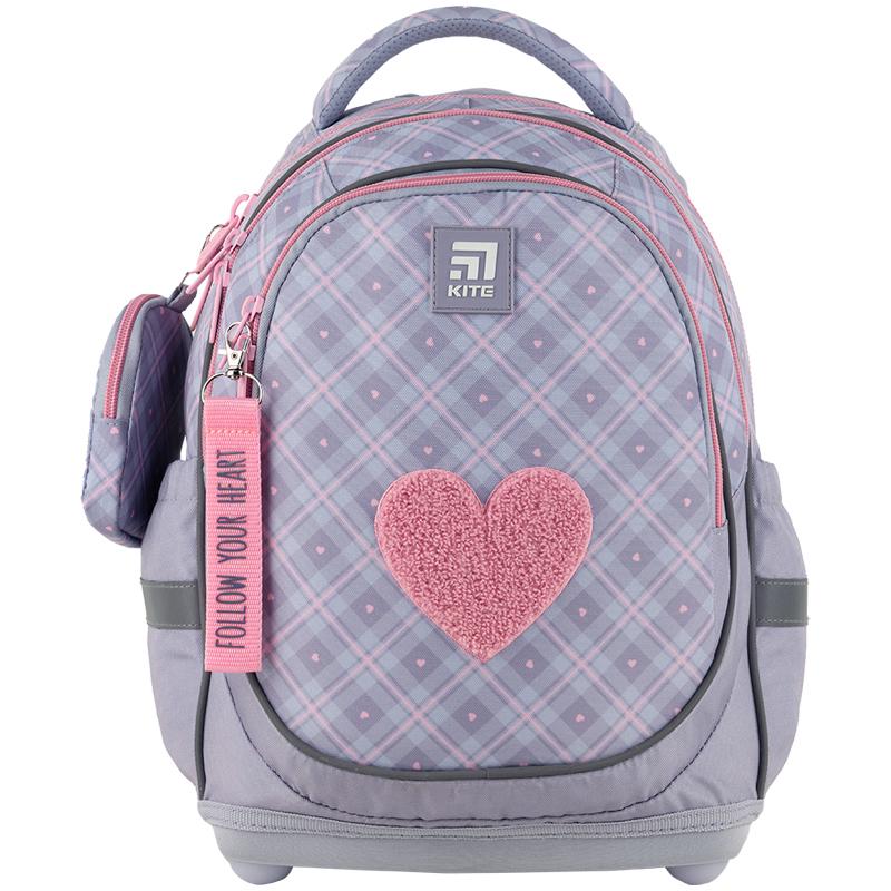 Школьный рюкзак KITE Education Fluffy Heart K24-724S-1 (19084355)