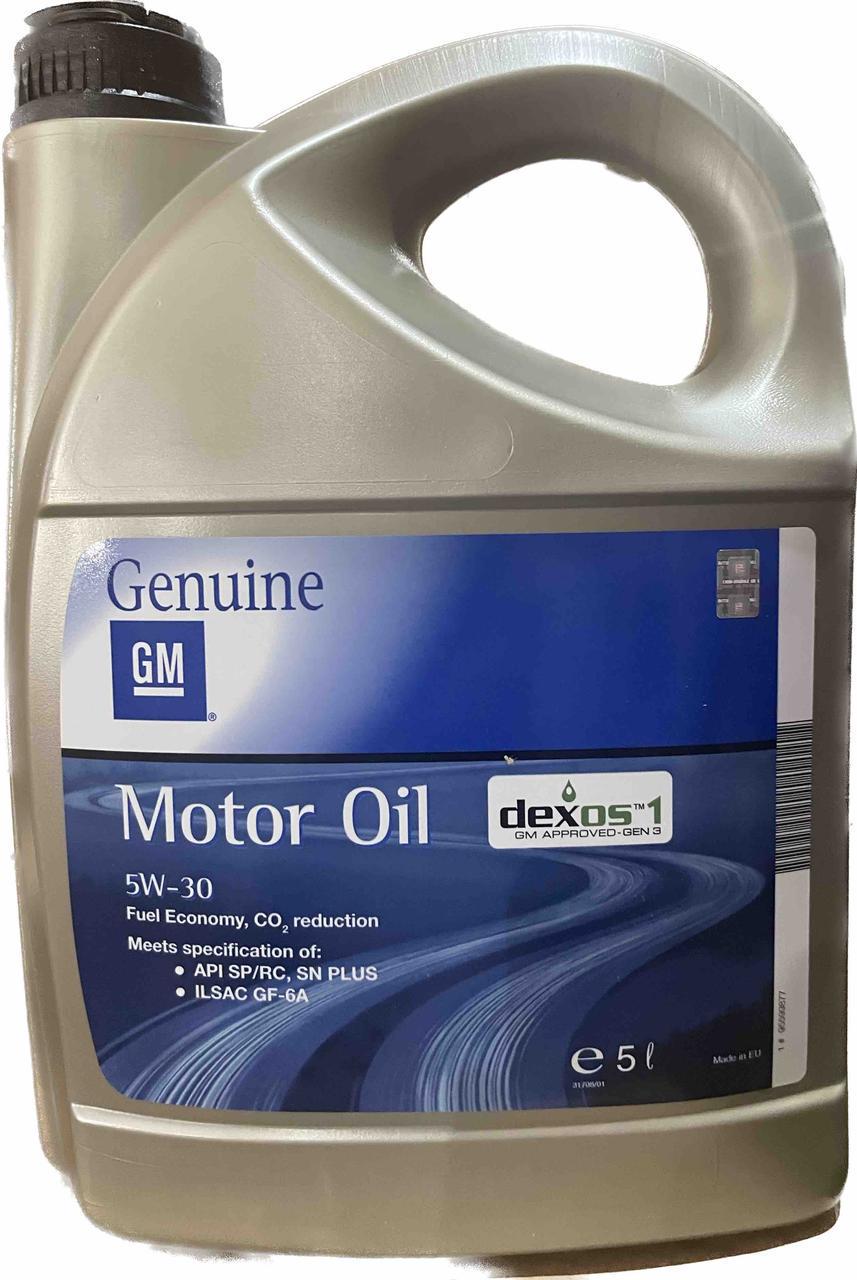 Моторное масло GM Motor Oil Dexos1 5W-30 5л (95599877)