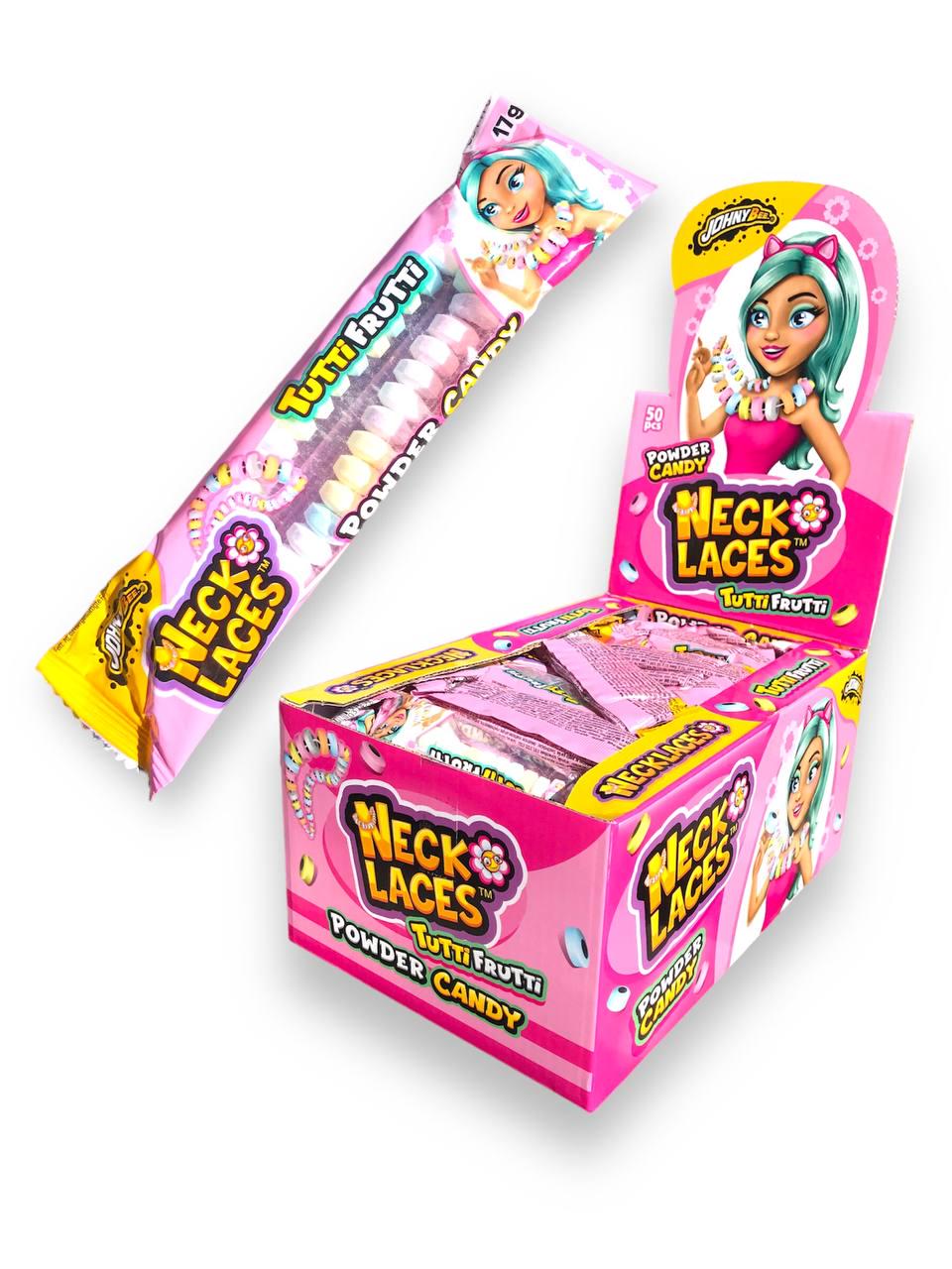 Драже фруктовое Johny Bee Necklaces Бусы 50 шт. 17 г (00000006013)