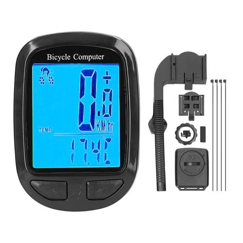 Велокомпьютер беспроводной Bicycle Computer YD100-A Waterproof 18 функций (13103230) - фото 1