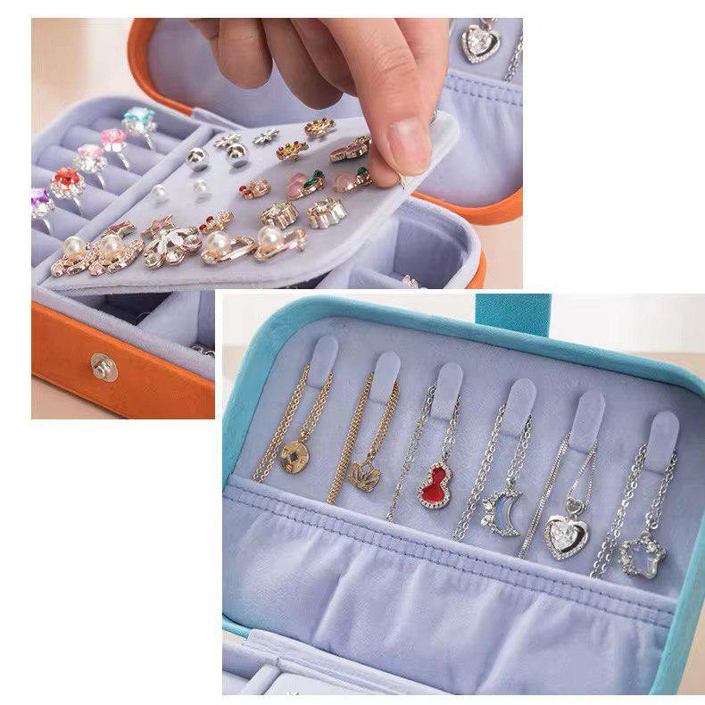 Скринька-органайзер для прикрас та аксесуарів 16,5х11,5х5,5 см Блакитний (ST0410) - фото 5 Скринька-органайзер для прикрас та аксесуарів 16,5х11,5х5,5 см Блакитний (ST0410) - фото 5