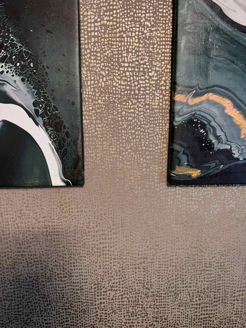 Шпалери вінілові Marburg 10,05x1,06 м Кавово-золотистий (31357) - фото 9