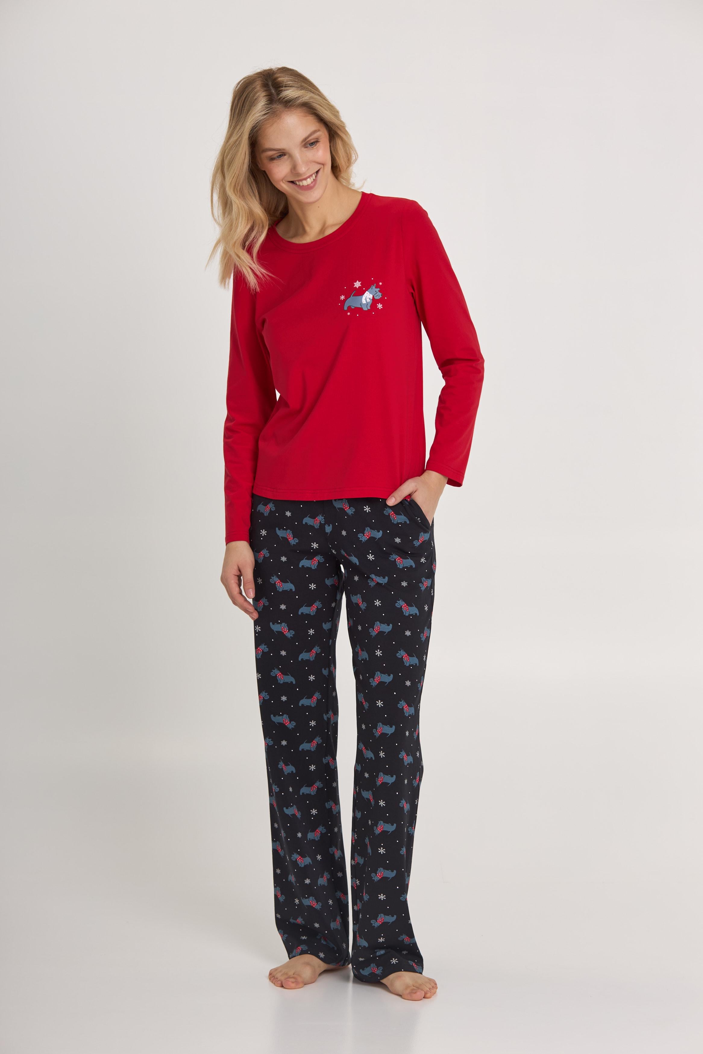 Пижама женская Ellen snowy weather lpk 0180/39/03 2XL Красный/Черный (0180/39/03) Пижама женская Ellen snowy weather lpk 0180/39/03 2XL Красный/Черный (0180/39/03)